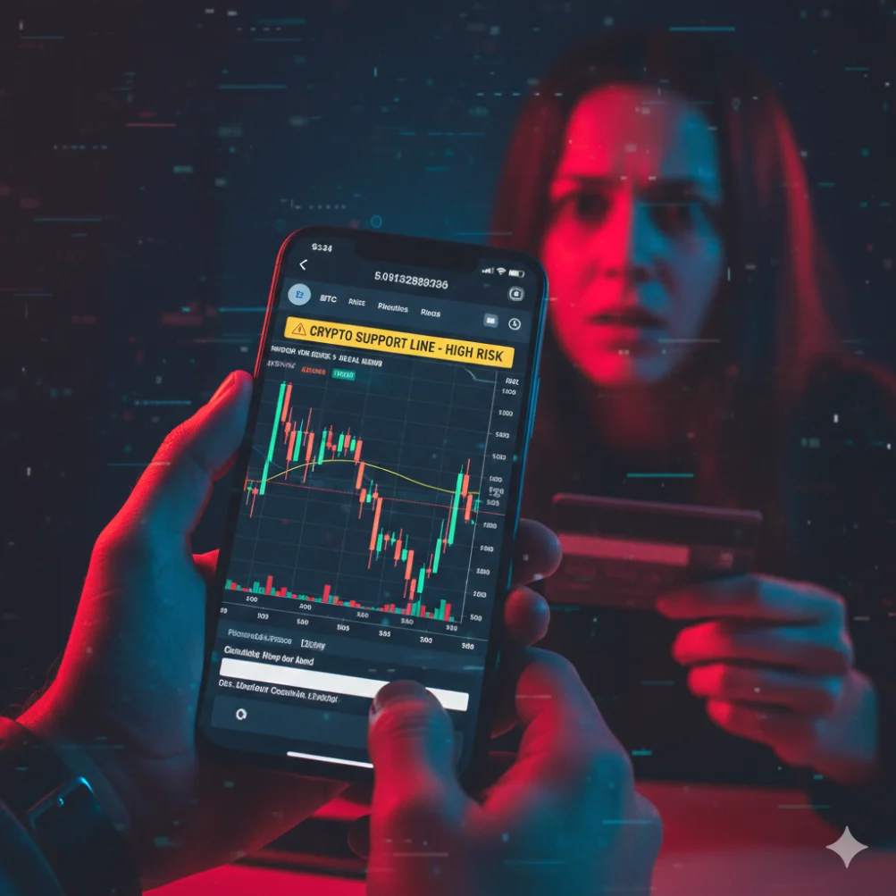 Cryptocurrency phone fraud UK – who phoned me about Bitcoin or crypto investment, fake trading platform scam call