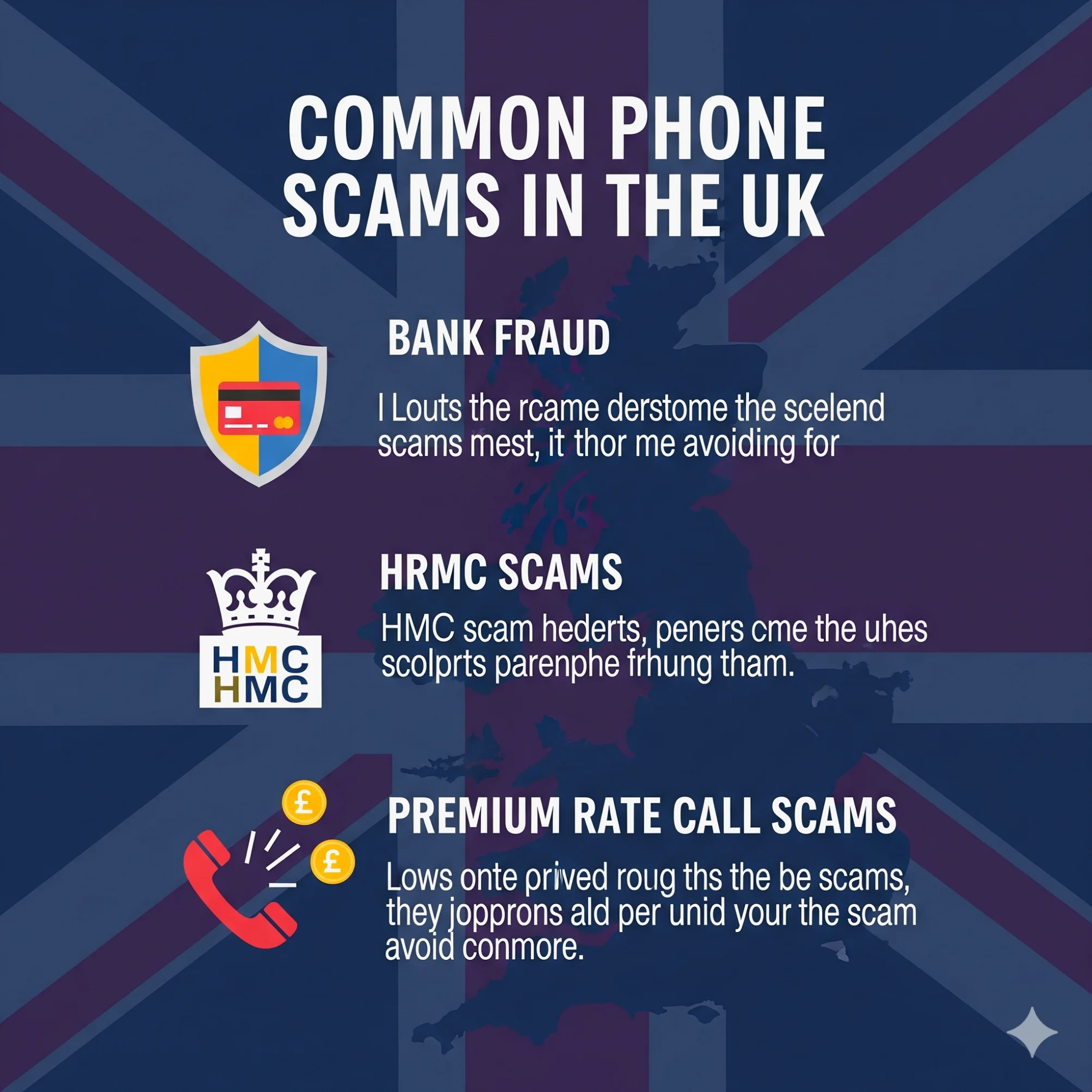 UK phone scam types overview – who telephoned me from scam number, all common UK phone fraud types explained